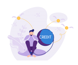 Man with low credit scores thinking about unsecured loans in Singapore.