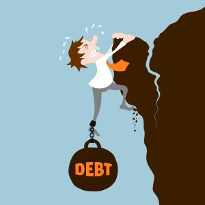 Businessman struggling and unable to pay off debt in Singapore.