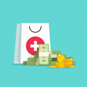 Borrower considering loans to pay expensive hospital bills.