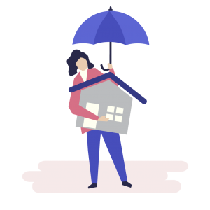 Woman having enough personal savings to pay off house repairs in Singapore.
