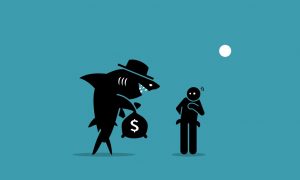 Man borrowing from a loan shark in Singapore