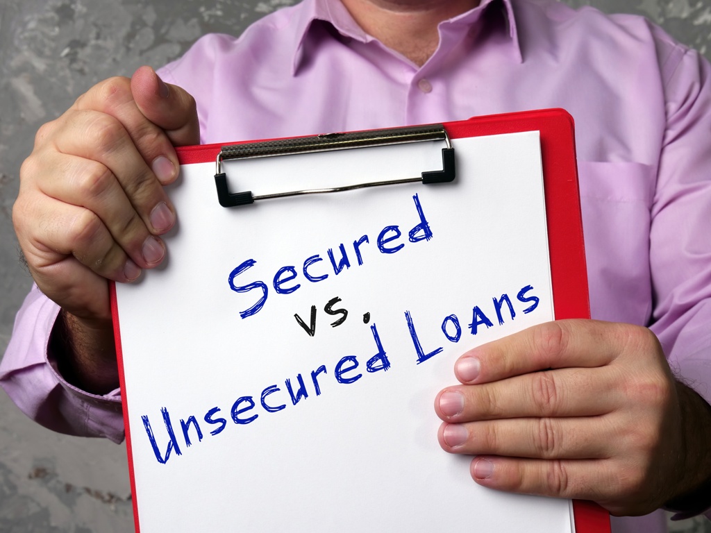 Differences between secured and unsecured loans