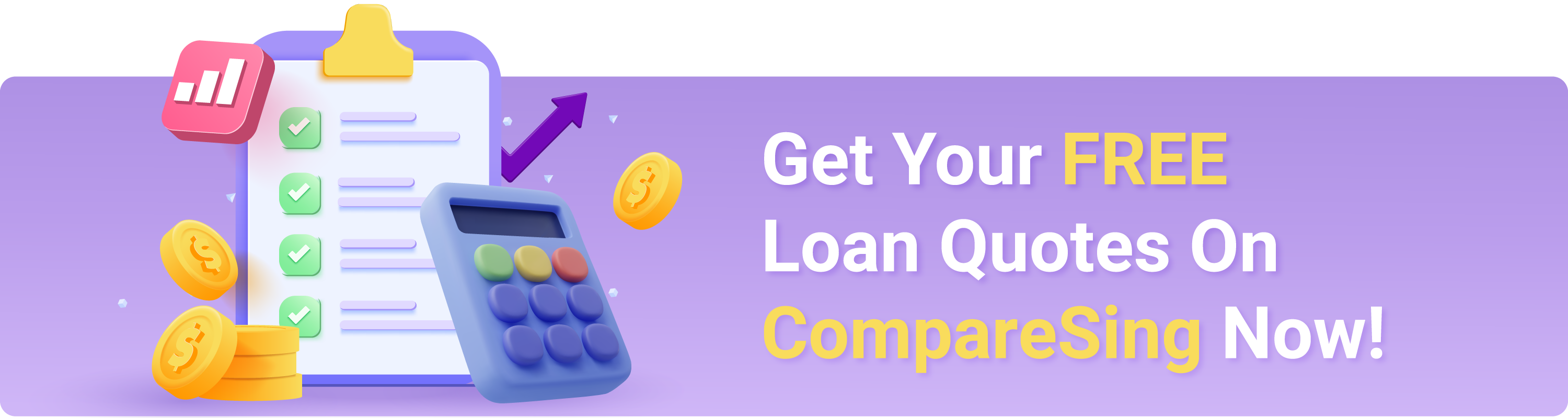 Clickable banner to get free loan quotes from a private money lender in Singapore