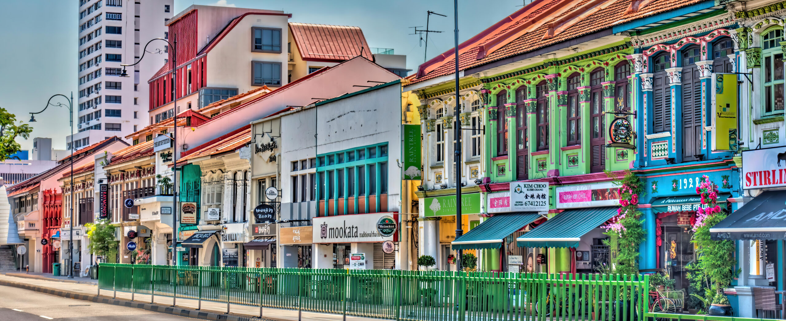 A snapshot of traditional shophouses along the stretch of Joo Chiat Road in Katong