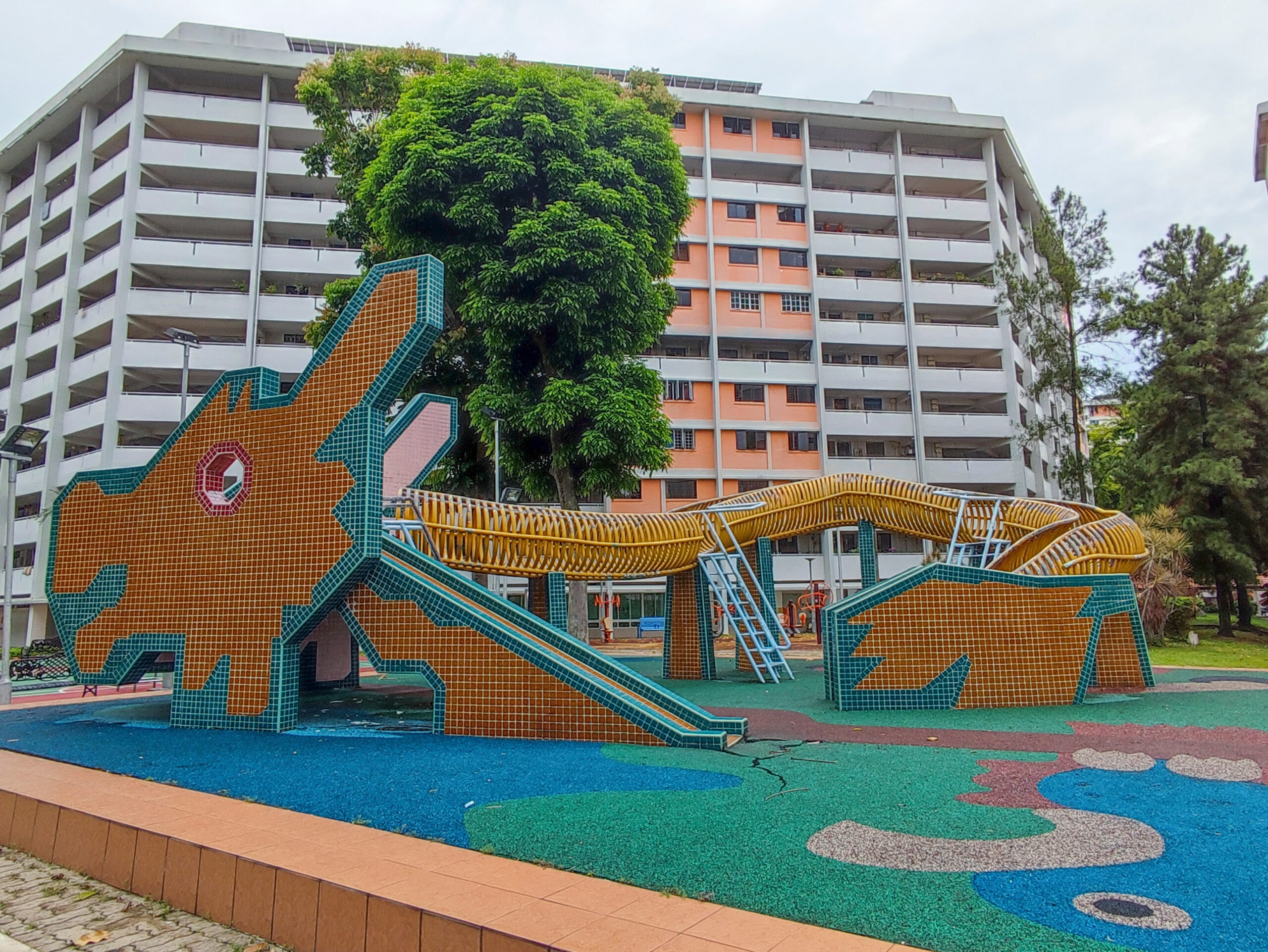 The iconic dragon playground nestled in the heart of Ang Mo Kio