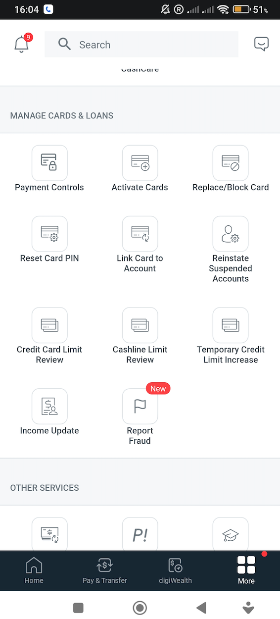 DBS Digibank app