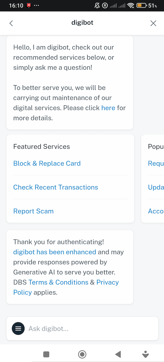DBS Digibank app